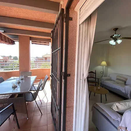 아파트 Atico Terraza 65m. Playa, Piscina, A/c, Wifi