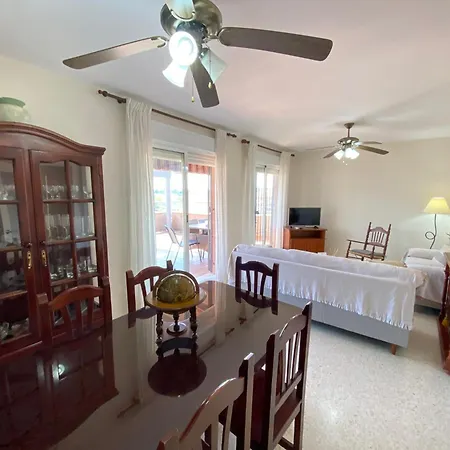 아파트 Atico Terraza 65m. Playa, Piscina, A/c, Wifi