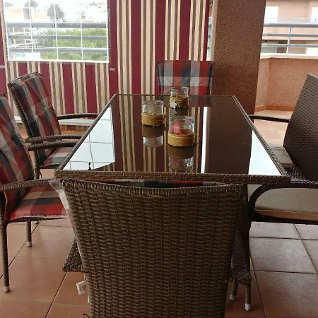 아파트 Atico Terraza 65m. Playa, Piscina, A/c, Wifi