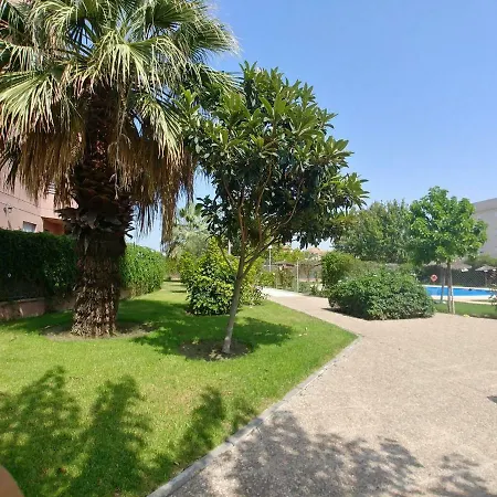 아파트 Atico Terraza 65m. Playa, Piscina, A/c, Wifi *
